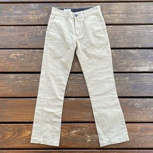 Volcom vorta 10 slim chino khaki straight leg pants skater
